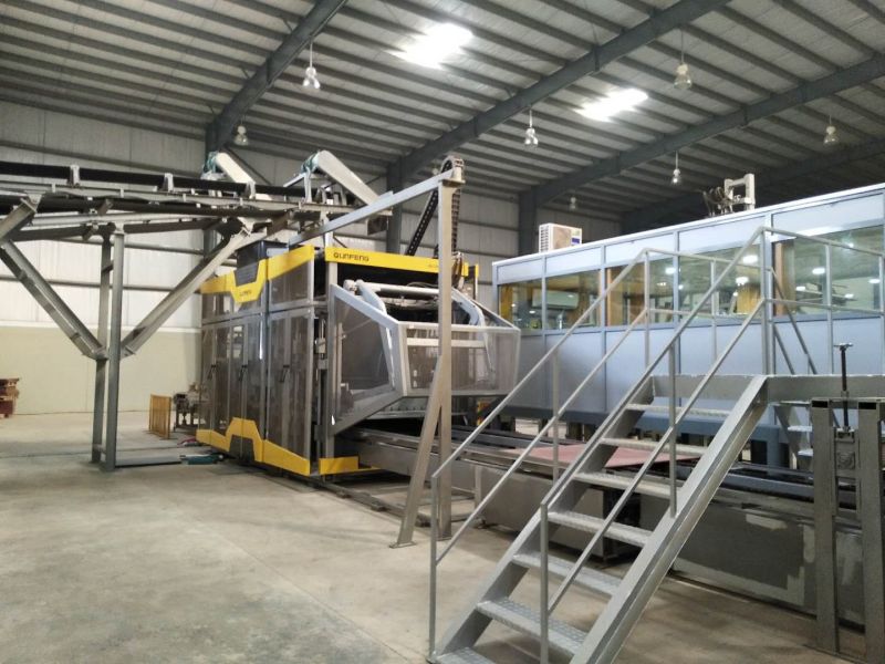 Pakistan's Super-large Fully Automatic Block Making Production Line Pakistans supergroße vollautomatische Produktionslinie zur Blockherstellung