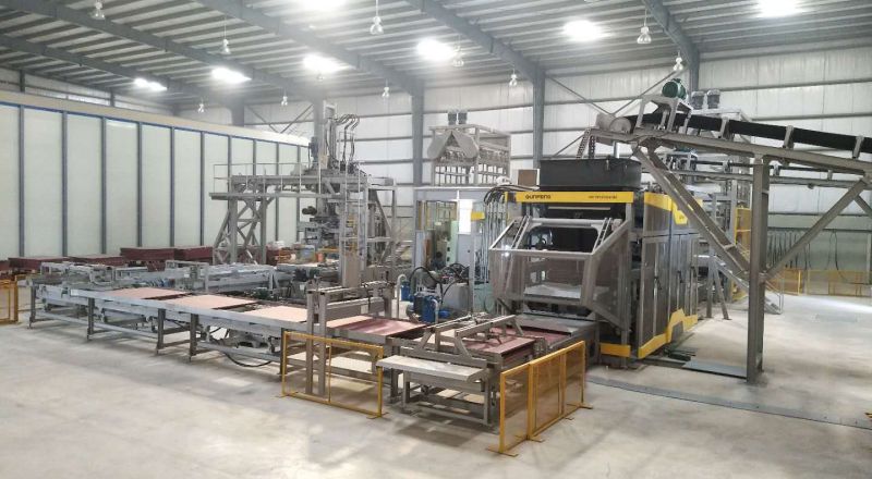 Pakistan's Super-large Fully Automatic Block Making Production Line Pakistans supergroße vollautomatische Produktionslinie zur Blockherstellung