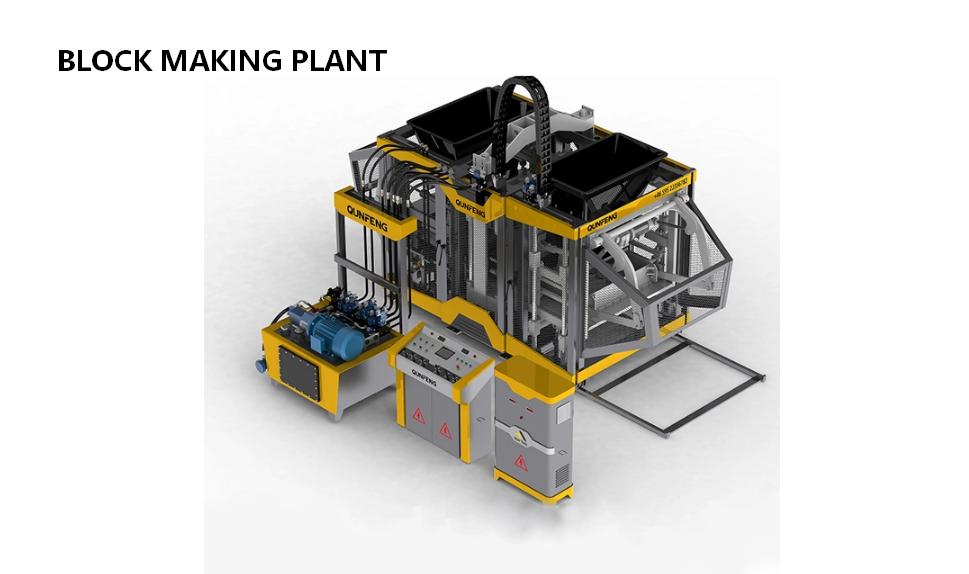 Produktionseinheit für Blöcke
