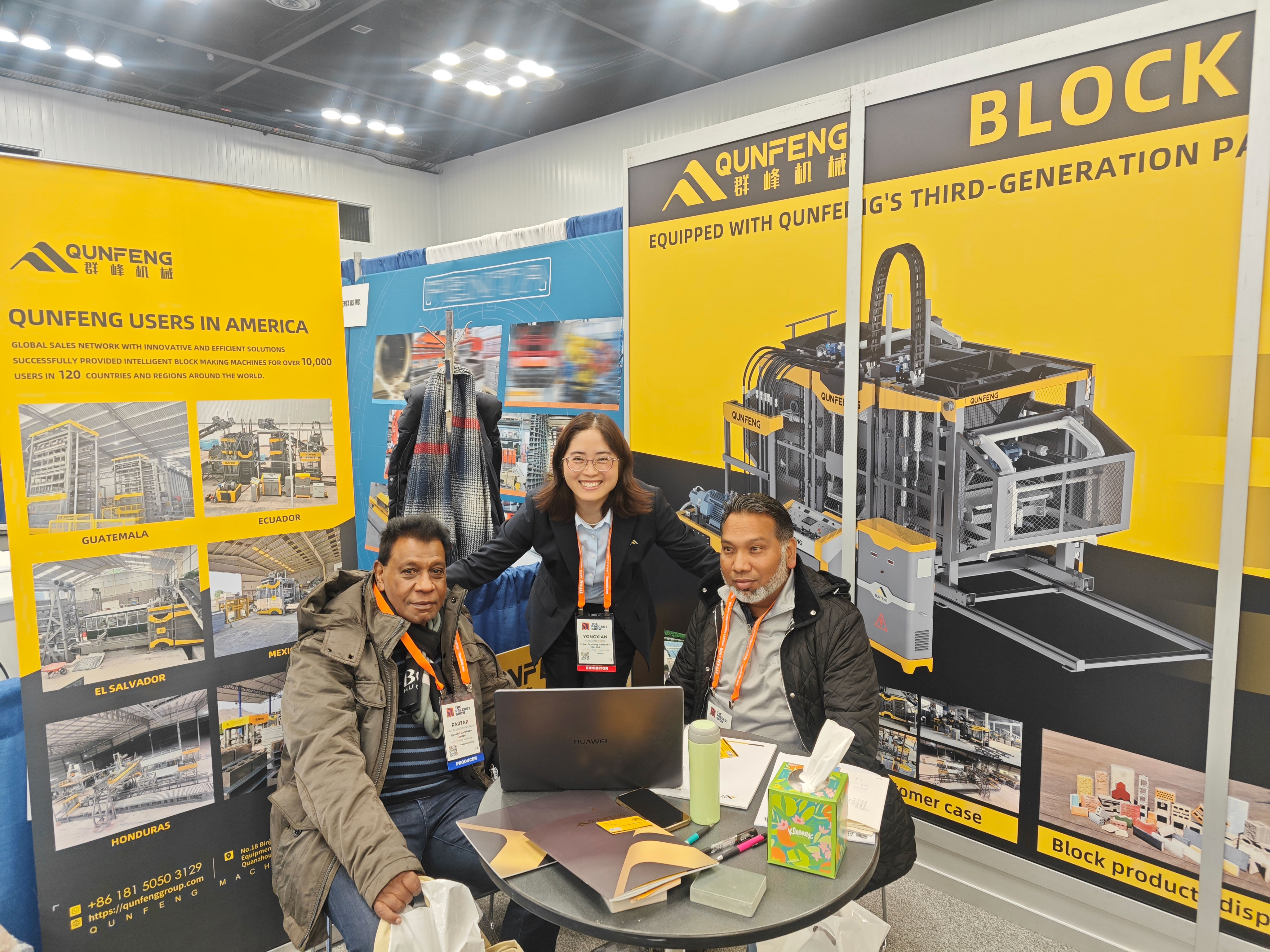 3-美国混凝土展合影