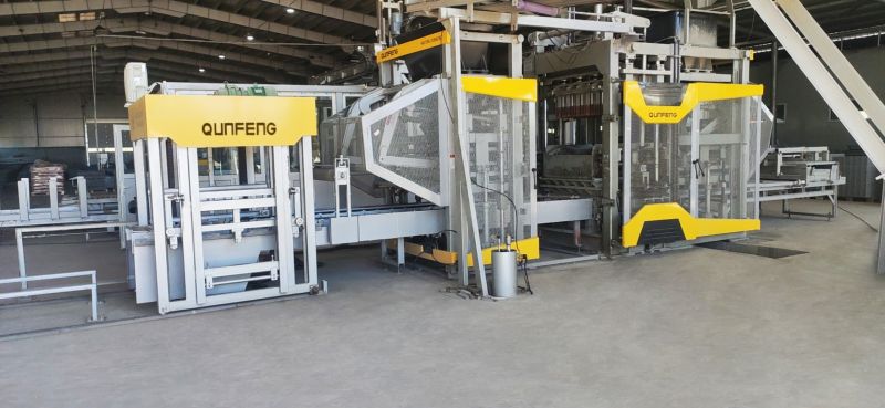 die intelligente Blockmaschine QS1300-H der rumänischen Produktionsstätte für hochgelegene, ultradünne Flussuferblöcke