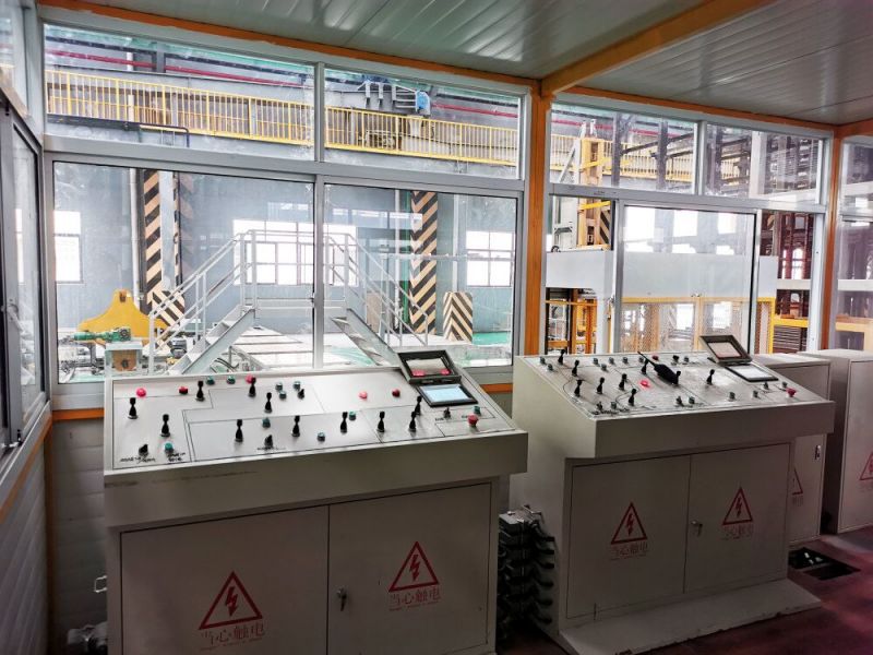 das Steuerungssystem der automatischen Blockproduktionslinie QS1500 in Taixing in der Provinz Jiangsu 