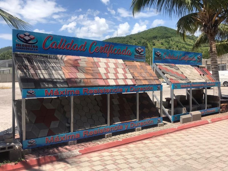 Hochwertige Produkte aus der Produktionslinie für vulkanische Ascheziegel in Guatemala