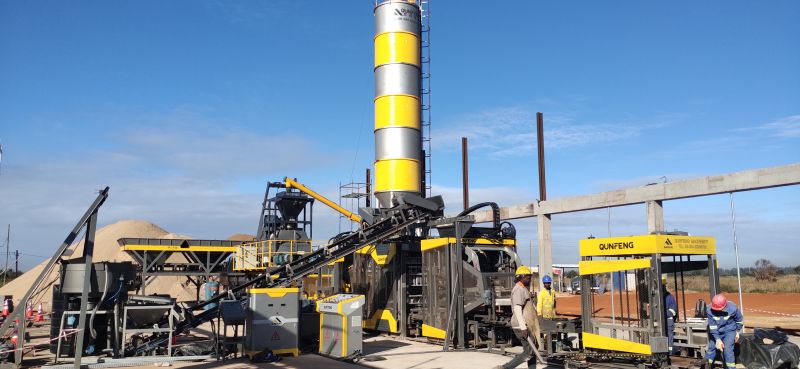 Betonproduktlösung aus Mosambik