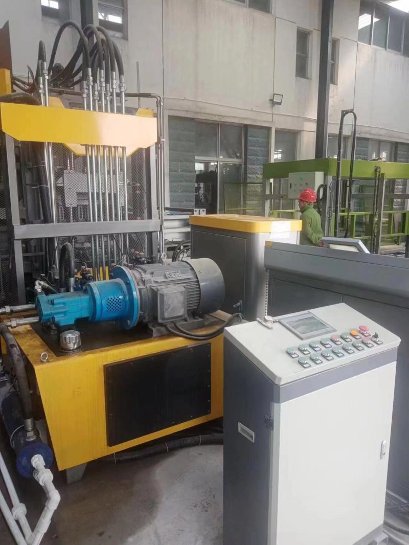 das hydraulische System des Projekts zur Herstellung gefährlicher Ziegel und Schwermetallrecycling in Zhangjiagang, Jiangsu, China.