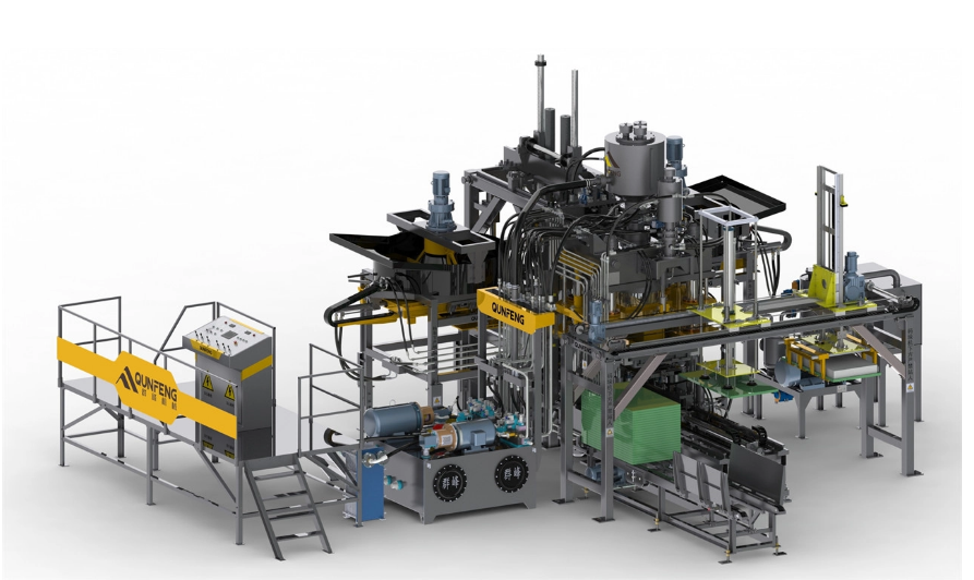 Vollautomatische Blockmaschine 