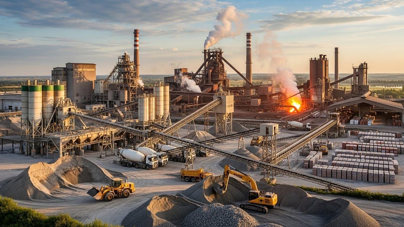 Baustoffproduktionsmaschine mit fortschrittlicher Automatisierungstechnologie