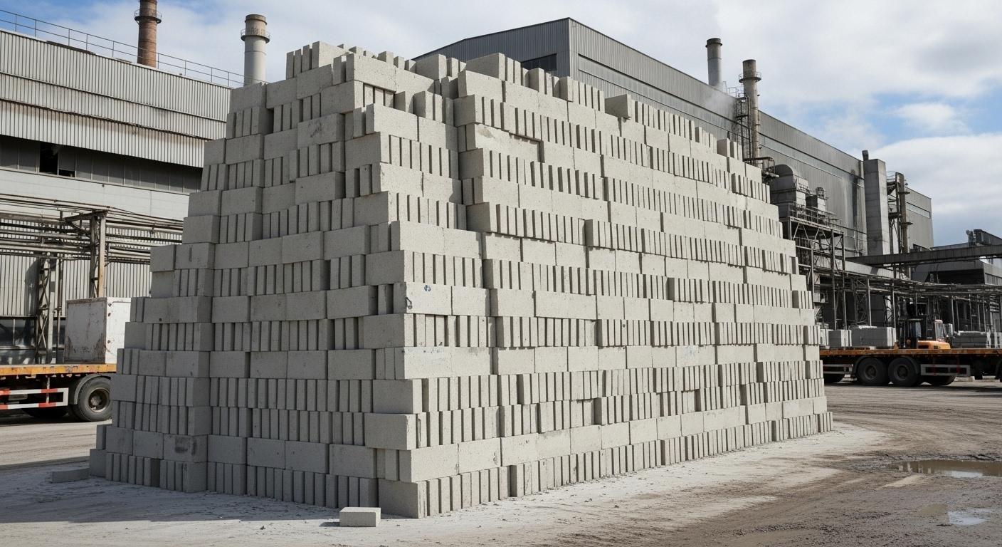 Umweltfreundliche AAC-Bl&ouml;cke