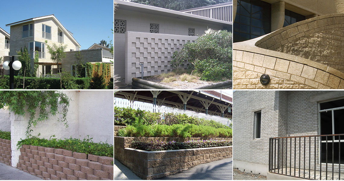 Materialserie f&uuml;r Geb&auml;udew&auml;nde