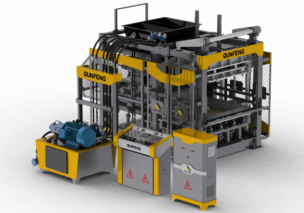 Die Produktion von Betonzementblöcken wird mit fortschrittlichen Betonziegelmaschinen intelligenter