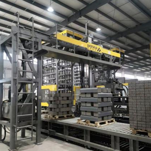 China/Jiangsu – Die zweizeilige Produktionslinie für Bauschutt-Ziegel verarbeitet jährlich 400.000 Tonnen Bauschutt