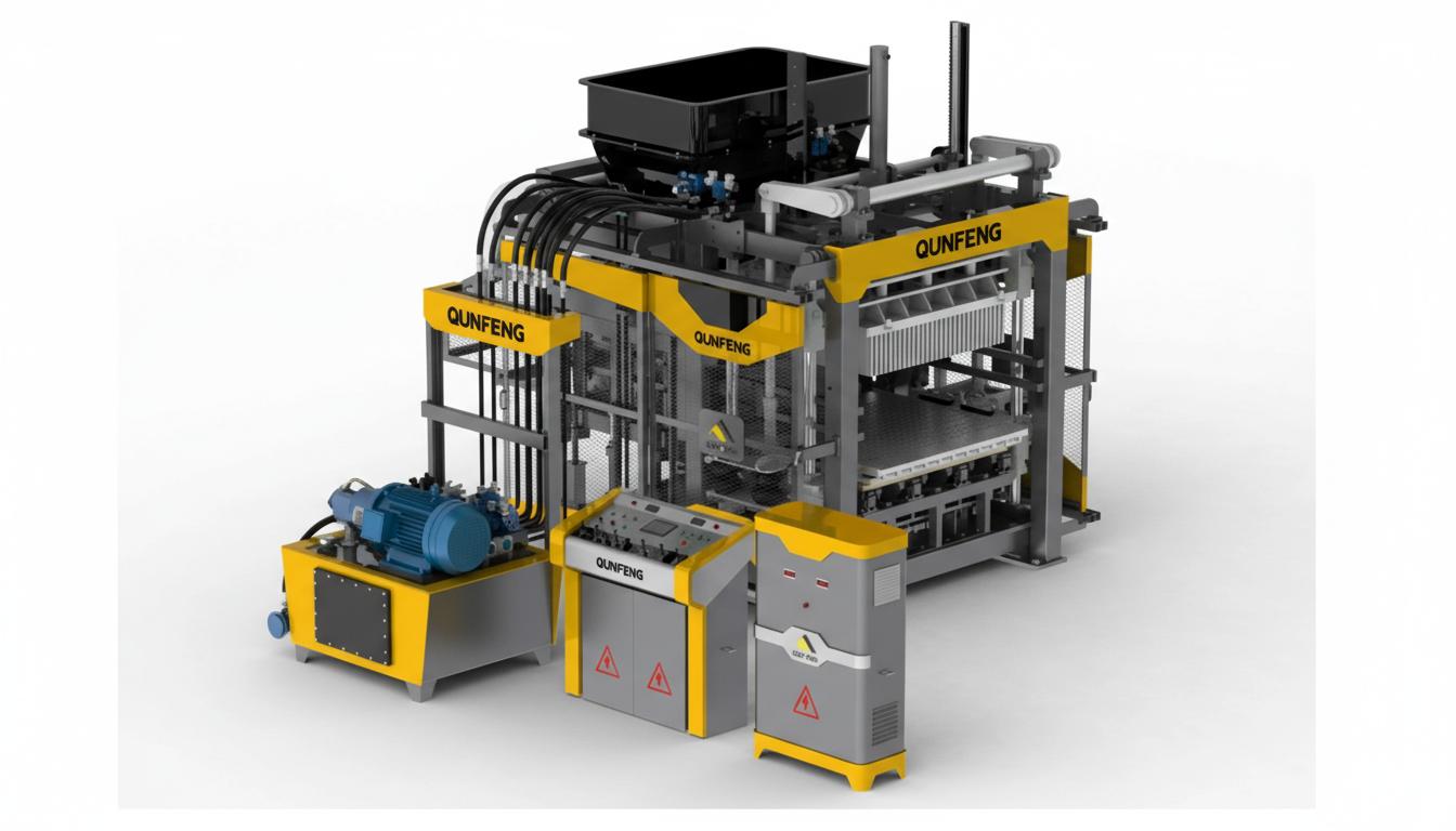 Mobile Blockherstellungsmaschine