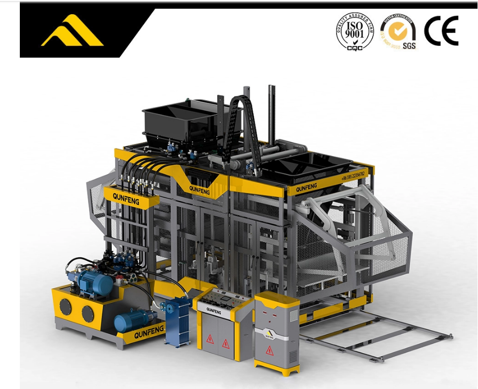 Block- und Blockherstellungsmaschine