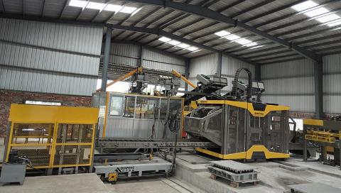 Umweltfreundliche Blockmaschine 