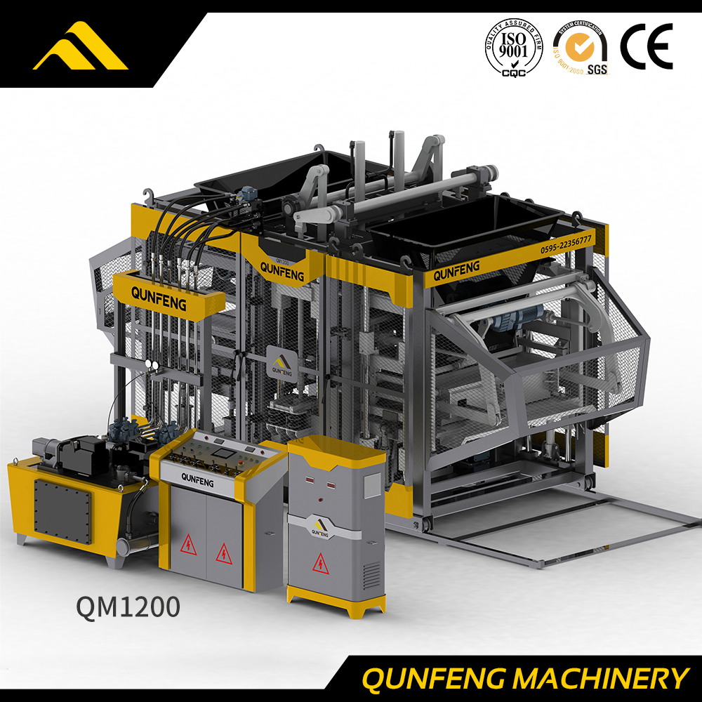 Servo-Vibrations-Ziegelherstellungsmaschine der Serie „Supersonic“ (QM1200)