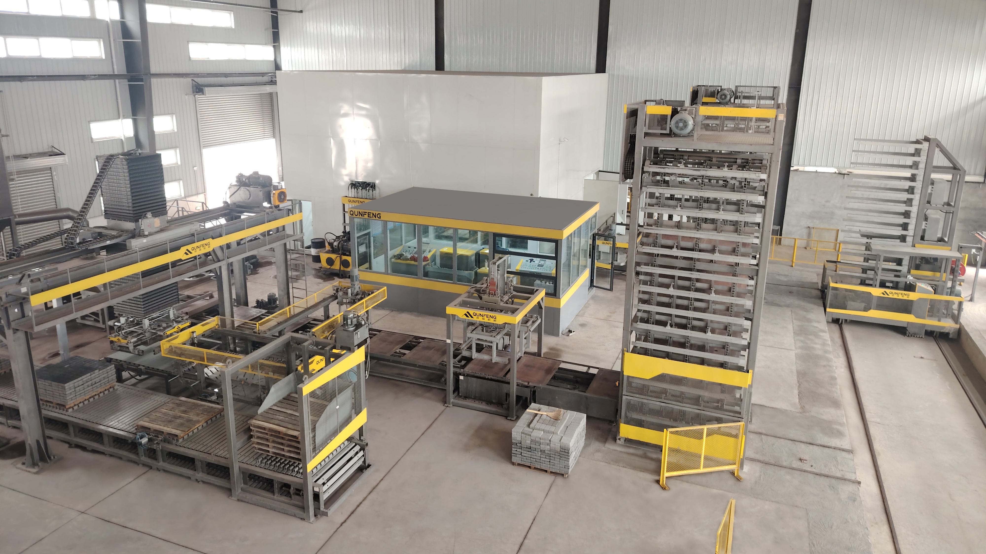 Die automatische Produktionslinie von Qunfeng Machinery ermöglicht den Bau von Ökostädten im Nordwesten Chinas mit intelligenter Innovation