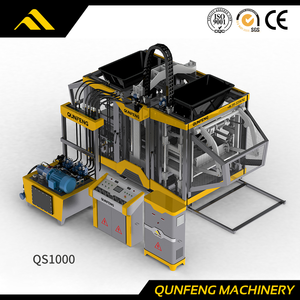Erweiterte automatische Blockherstellungsmaschine der „Supersonic“-Serie (QS1000)