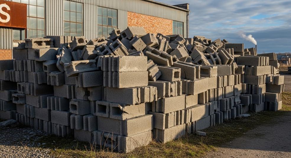 Blockproduktionsmaschine zu verkaufen: Stabile Dichte aus variablen Rohstoffen