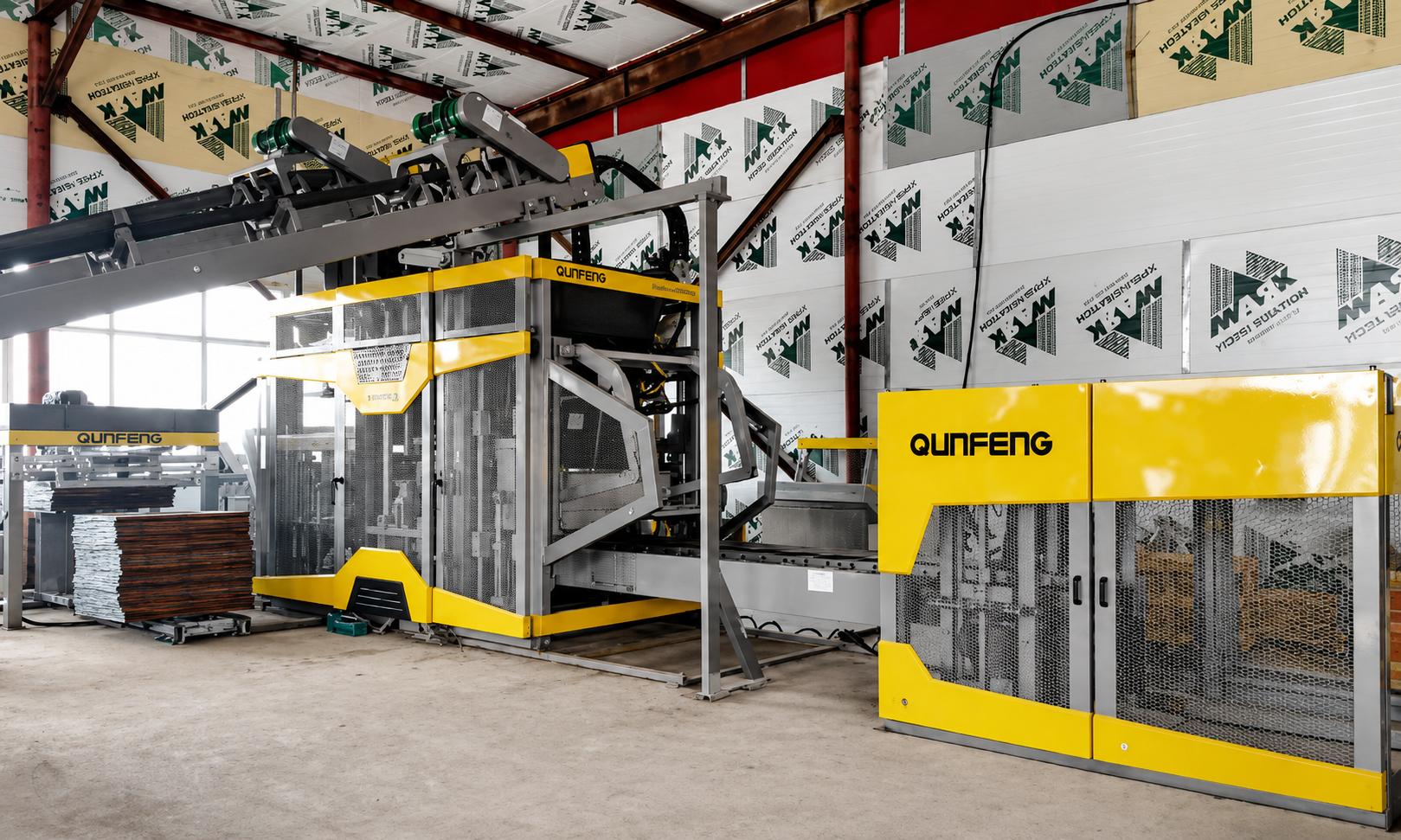 Maschine zur Herstellung von Flugaschesteinen 