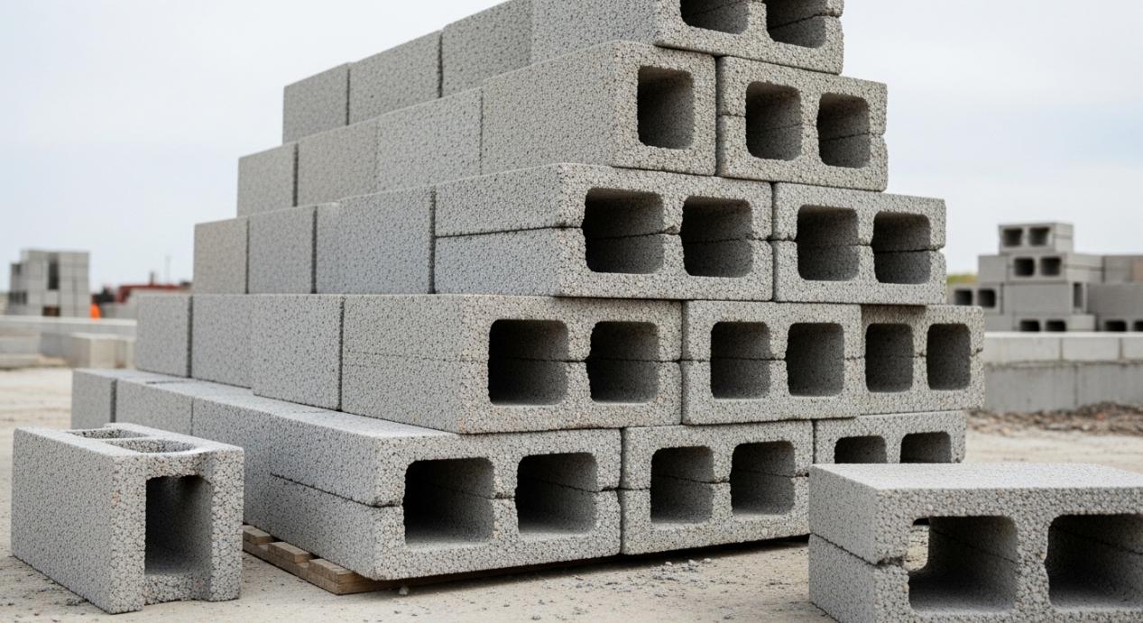 Blockmaschine f&uuml;r Hohlbl&ouml;cke