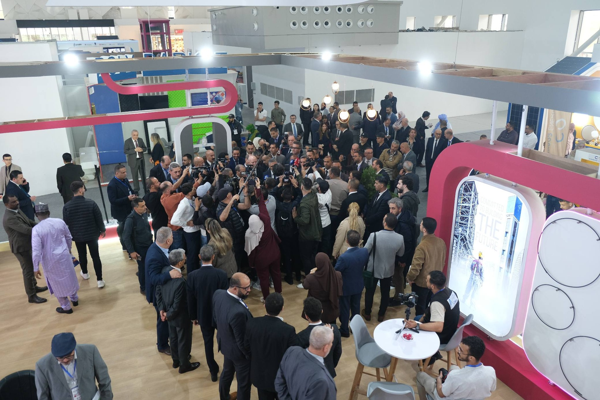 Stand von Qunfeng Machinery auf der Algeria International Construction Machinery Exhibition