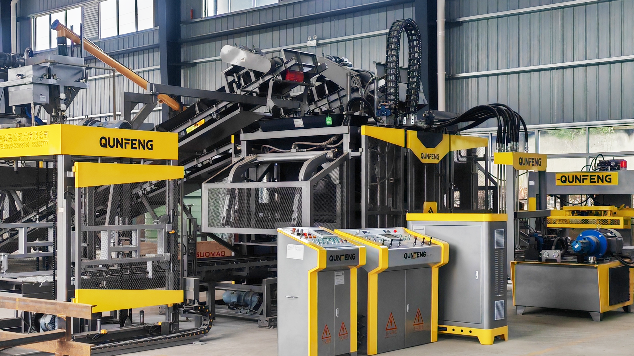 Jiangxi – Qunfeng QS1300 Produktionslinie f&uuml;r Betonprodukte