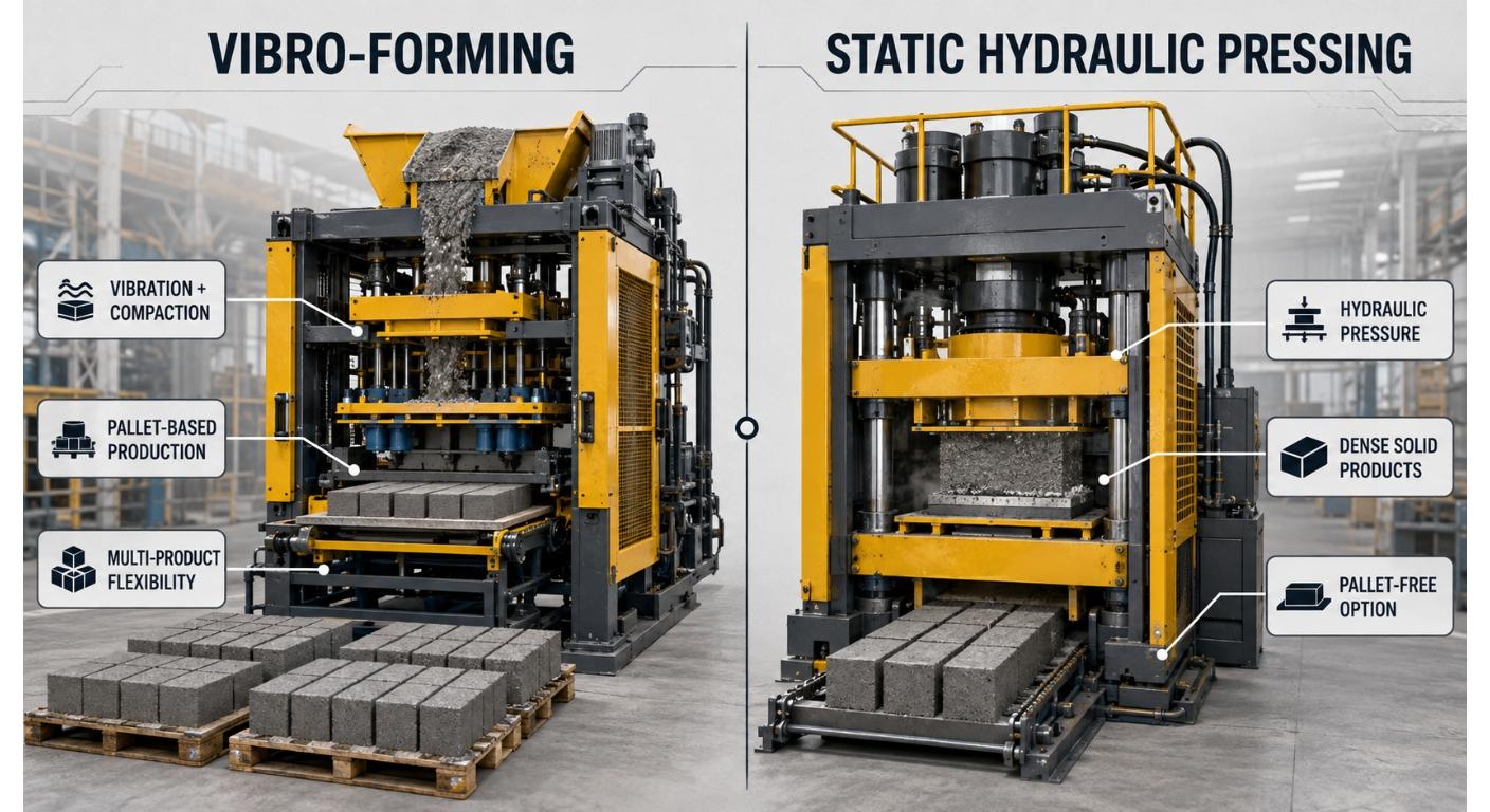 Blockmaschine f&uuml;r Vollziegel