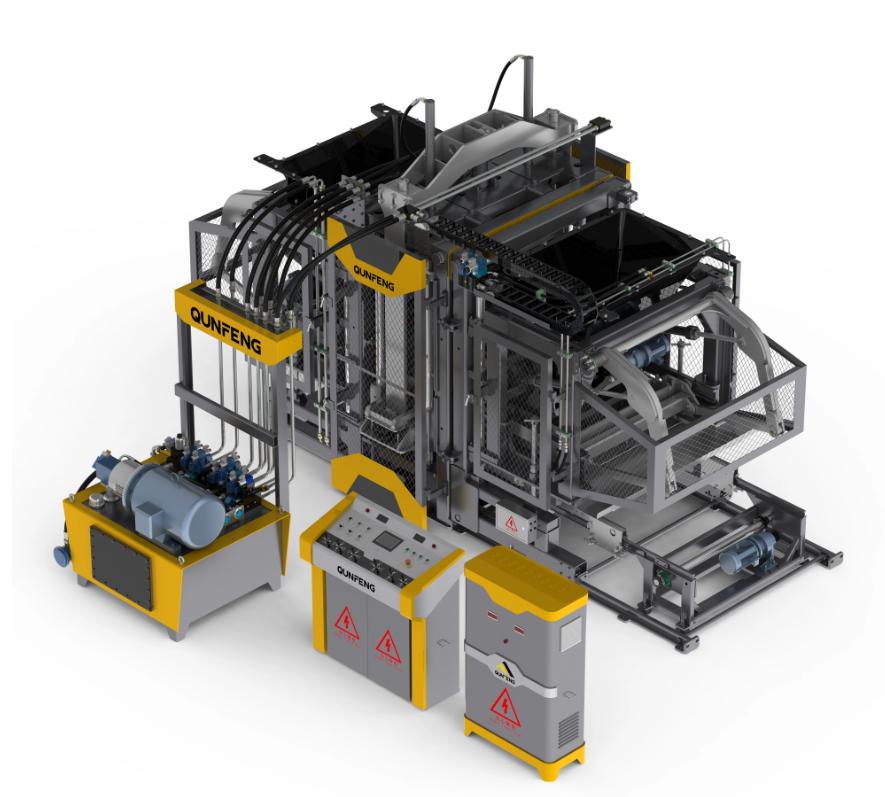 Hochdruck-Blockherstellungsmaschine 