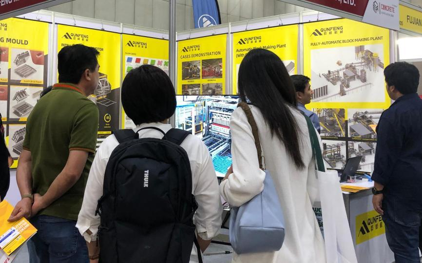 Qunfeng Machinery gewinnt auf der Asia Concrete Expo gro&szlig;en Anklang bei s&uuml;dostasiatischen Kunden.