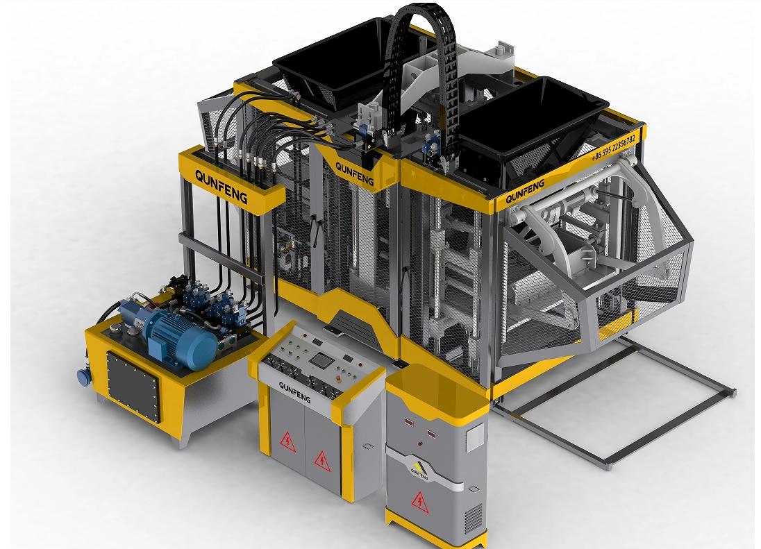 Betonblockwandmaschine 