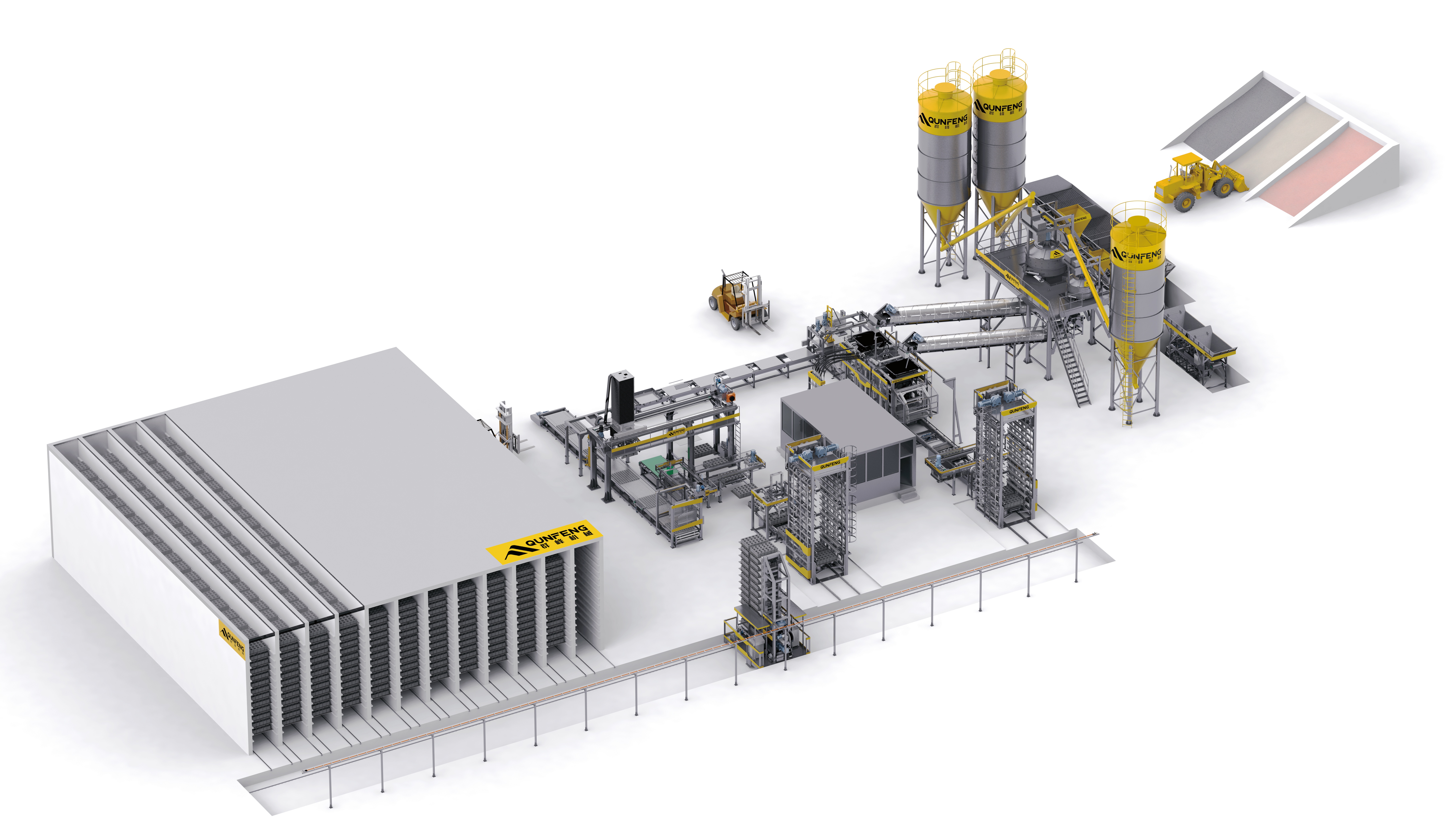 Die branchenweit fortschrittlichste Produktionslinie f&uuml;r intelligente Betonprodukte