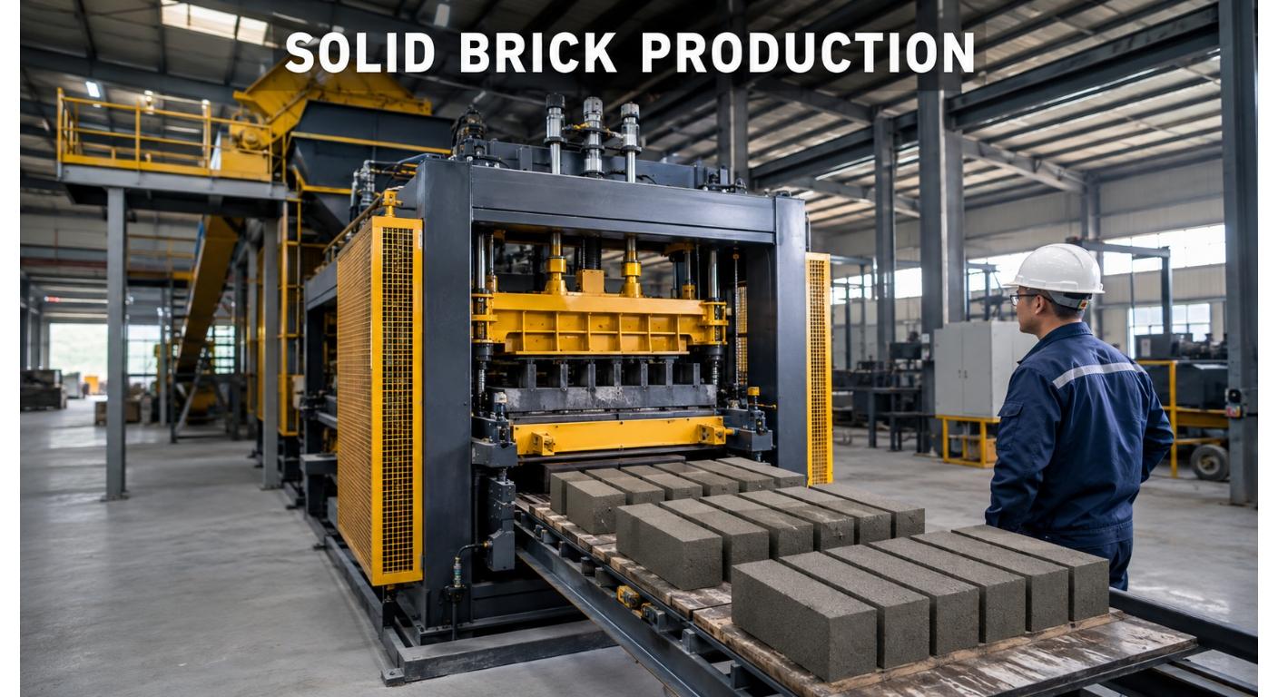 Blockmaschine f&uuml;r Vollziegel